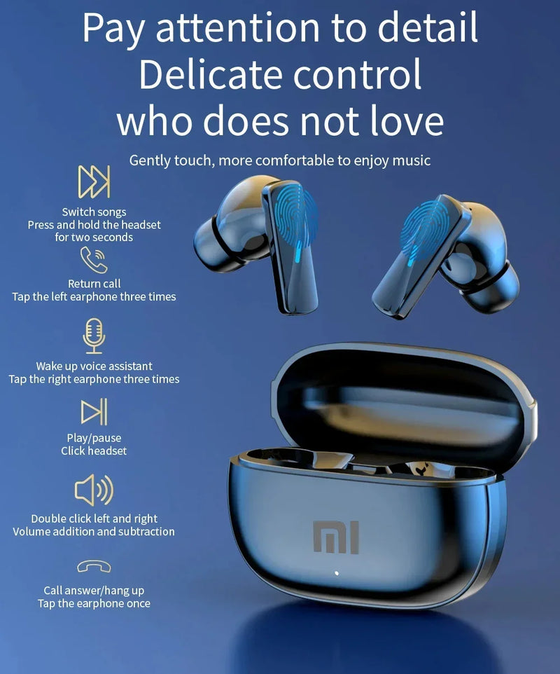 Xiaomi Air 7 Bluetooth Earphones TWS Touch Control HiFi Wireless Headphone Mic Noise Reduction Earbuds Waterproof Game Motion