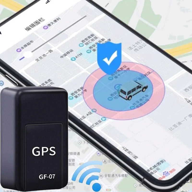 Localizador GPS GF-07 localizador compacto preciso e conveniente para veículos automóveis, fácil de instalar, posicionamento remoto preciso e móvel.