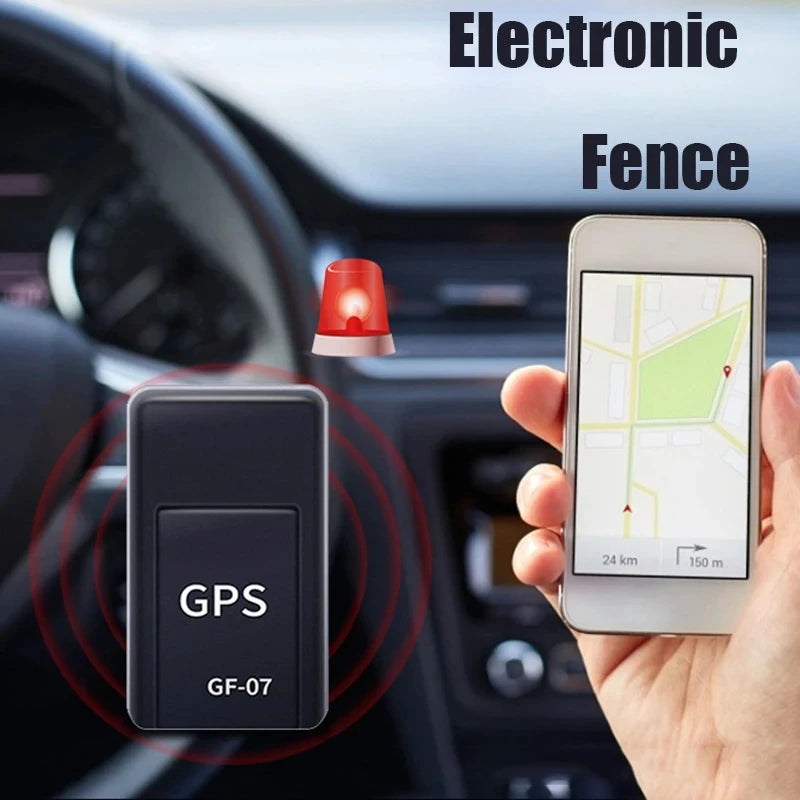 Localizador GPS GF-07 localizador compacto preciso e conveniente para veículos automóveis, fácil de instalar, posicionamento remoto preciso e móvel.